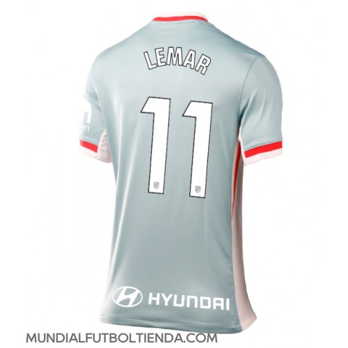 Camiseta Atletico Madrid Thomas Lemar #11 Segunda Equipación Replica 2024-25 para mujer mangas cortas